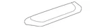 Genuine Honda Garnish Rear Side (outer) *NH361L* (gray) 84262-SDA-A00ZB. Fixed Price $116.33.