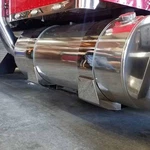 Csm Stainless Steel Fuel Tank J-bracket Cover With T-bolt Assembly For Kenworth. Fixed Price $279.99.
