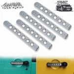 Silver Aluminum Door Grab Handle Trim Cover For Jeep Wrangler Jk 2007-2018. Fixed Price $21.85.