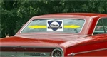 1963-64 Ford Galaxie Fastback Rear Window Glass Molding Set, New Reproduction. Fixed Price $329.95.