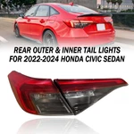Driver Side Outer+inner Trunk Lid Tail Light For 2022-2024 Honda Civic W/led. Fixed Price $80.90.