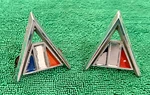 Pair Of Vintage 1964 Chevrolet Emblems #3840317-1 &2. Fixed Price $10.00.