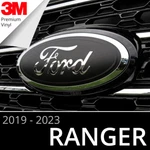 2019-2023 Ford Ranger Logo Emblem Insert Overlay Decals Matte Black (set Of 2). Fixed Price $22.99.