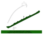 New Genuine Nissan Mudguard-sill Center, Rh Oe 768503RM0E. Fixed Price $292.24.