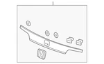 Genuine Honda Lift-gate Finish Panel 74890-T0G-A11ZA. Fixed Price $334.00.