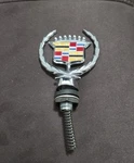 Nos 80 92 Cadillac Fleetwood Brougham Hood Ornament Coffin Base Wreath & Crest. Fixed Price $289.95.