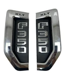 Oem 2017-2022 Ford F-350 Super Duty Xlt Fender Emblem Badge Set Pair Lh & Rh. Fixed Price $109.67.