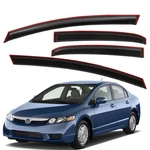 For 2006-2011 Honda Civic Sedan In-channel Rain Guards Window Visors Vent Shade. Fixed Price $42.93.