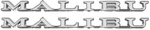 Restoparts Malibu Fender Emblem Set For 1971-1973 Chevy Chevelle. Fixed Price $105.98.