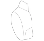 Genuine Mazda Fog Light Cover NH54-50-C22B. Fixed Price $47.05.
