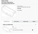 Hyundai Sonata 2015 2016 2017 Trunk Lid Trim Liner 81752-C2000-TRY Oem. Fixed Price $79.88.
