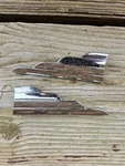 Vintage Used Chrome Metal External Jaguar XJ6 XJ12 Trim Pieces, Fray, Lh Rh. Fixed Price $30.00.