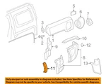 Oem 05-10 H3,STS Quarter Panel Exterior Trim-wheel Opng Mldg 15822888. Fixed Price $91.76.