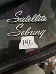Vintage Plymouth Satellite Sebring Metal Stick On Emblem Oem Mopar. Fixed Price $26.99.