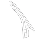 Genuine Volkswagen Rear Trim 17A-839-903-B-9B9. Fixed Price $118.52.