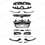 For Accord Sport 2018-2020 Gloss Black Grille Fog Light Trim Bumper Brackets Set. Fixed Price $161.99.