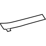 New Genuine Mercedes-benz Lower Molding 2026901062 Oem. Fixed Price $19.76.