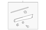Genuine Toyota Rocker Molding 75076-0E903. Fixed Price $142.72.
