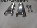 1961-1962 Corvette New Repro 3779885 3779886 Door End Caps Moldings Pair Kit. Fixed Price $132.00.