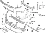 Oem Front Bumper Moulding 86569S8SB0TRC For Hyundai Palisade. Fixed Price $200.49.