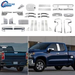 Chrome Exterior Tailgate Door Handle Mirror Cover Trim Bezel For Chevy Silverado. Fixed Price $38.59.