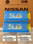 New Oem Infiniti QX56 QX80 Side Fender Badge Emblem 5.6 Set Of 2 63890-3ZD0A. Fixed Price $77.95.