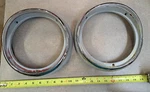 1 Pair Of Pontiac Front Fender Extension Headlight W/chrome Trim 5947744. Fixed Price $110.00.