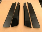 Polished! 03-08 Jaguar S-type Black Pillar Molding Trim Applique. Fixed Price $70.00.