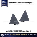 Genuine Rear Door Delta Moulding Set 83830M6000 83840M6000 Kia Forte. Fixed Price $49.00.