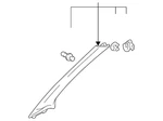Genuine Honda Body A-pillar Trim Panel 84151-SJC-A01ZB. Fixed Price $63.52.