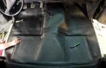 Black Molded Vinyl Flooring Fits 1980-1996 Ford F-150 Ext Cab 2WD Auto Gas. Fixed Price $247.95.