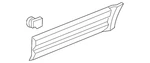 Genuine Honda Protector Assembly Rear Door Side *R519P* (redrock Pearl) 75323. Fixed Price $182.79.