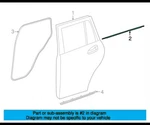 2016-2022 Mercedes-benz Glc Rear Right Door Belt Molding New Oem 253 730 86 04. Fixed Price $108.00.