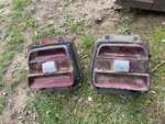 1969 Ford Torino Hardtop Formal Roof Taillight Set Pair Lenses Need Replaced. Fixed Price $145.00.