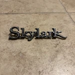 Skylark Trunk Emblem New 1968 1969 1970 **usa Made** Free Shipping. Fixed Price $38.00.