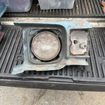 1971-72 Chevy Chevelle Ss Malibu Driver Side Headlight Housing Fender Extension. Fixed Price $125.00.