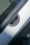 Ford Crown Victoria Police Interceptor Unity Spotlight Door Cutout Gasket Trim. Fixed Price $48.00.