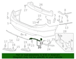 2018-2022 Honda Accord Genuine Left Rear Bumper Side Garnish Molding Oem. Fixed Price $21.13.