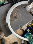Porsche Cayenne Gts Wheel Arch Strip Rear Left 2021-2022 9Y0854731D Damaged. Fixed Price $90.00.