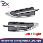 Black Pair Lh&rh Fender Grille Molding Plate Kit Ford Escape 2017-2019 New. Fixed Price $27.40.