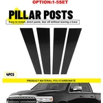 Window Pillar Posts Door Trim Cover Black For 2019-2025 Dodge Ram 1500 Crew Cab. Fixed Price $28.30.