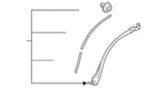 Genuine Lexus Body C-pillar Molding 75873-78010. Fixed Price $86.54.