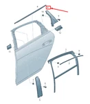 New Audi A6 4A C8 Rear Left C-pillar Trim 4K5839903 4K5-839-903. Fixed Price $66.99.