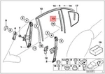 Bmw E46 316I 1.6 1.9 318D 318I Window Guide Web Cover Left 51342695287 99-04. Fixed Price $29.02.