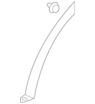 Genuine Mitsubishi Wheel Opening Molding 5757A763. Fixed Price $128.34.