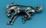 1983 Ford Bronco Chrome "bucking Pony Horse" Badge Emblem E3ZB-16C144-AA. Fixed Price $38.00.