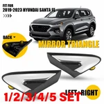 Door Mirror Corner Mudguard Triangle Cover For 2019-2023 Hyundai Santa Fe 1-5SET. Fixed Price $164.34.