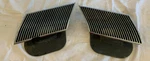 Buick Skylark Gs Chrome Louvers & Under Hood Plates Pair Fiberglass Backing. Fixed Price $880.71.