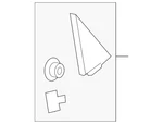 Genuine Audi Corner Trim 8U0-853-273-C-5FQ. Fixed Price $76.14.