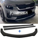 For Kia Seltos 2019-2024 Front Bumper Lip Splitter Chin Spoiler + Side Skirts. Fixed Price $132.36.